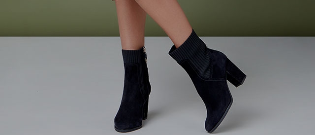 women's booties with heel