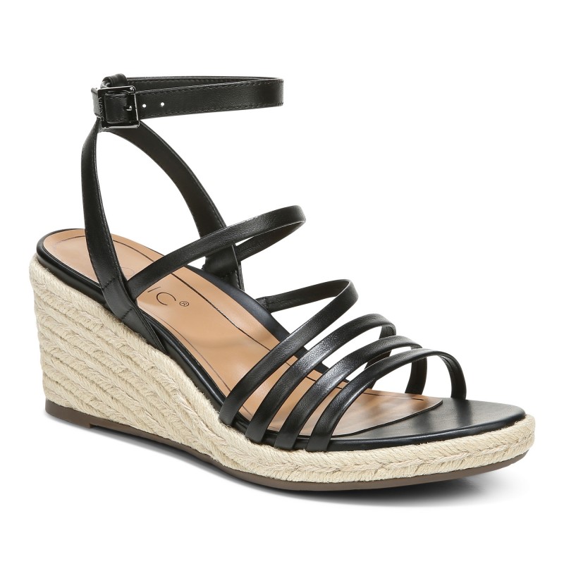 wedge strappy sandals