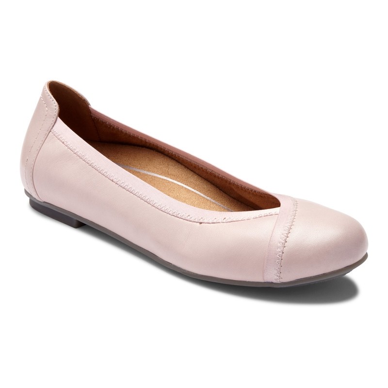light pink flat shoes