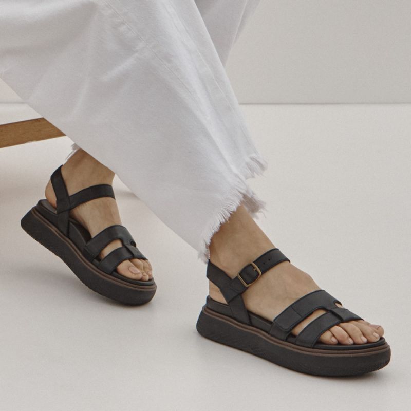 Solana Strappy Platform Sandal