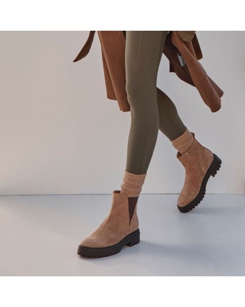 Desert Sand Brown Suede