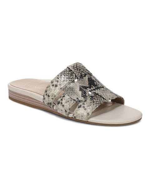 Cream Snake Leather