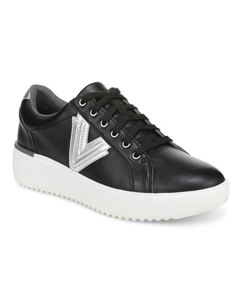 Black Silver Leather