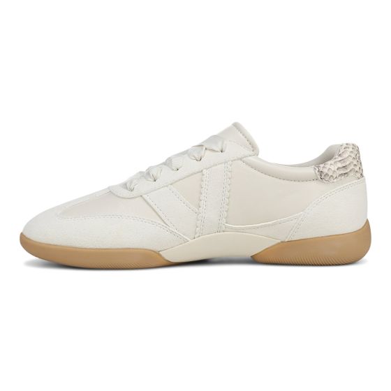 Cream Leather/Suede