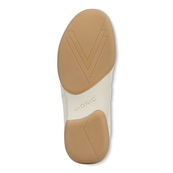 Cream Leather/Suede-Sole