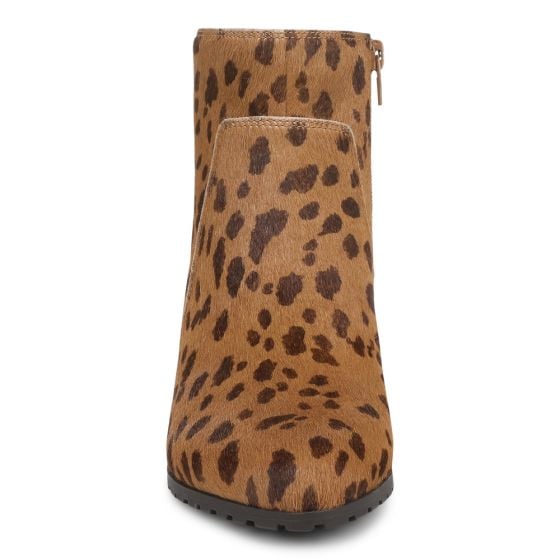 Tan Leopard Brown Hair Calf