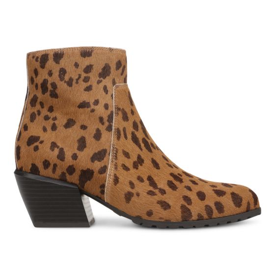 Tan Leopard Brown Hair Calf