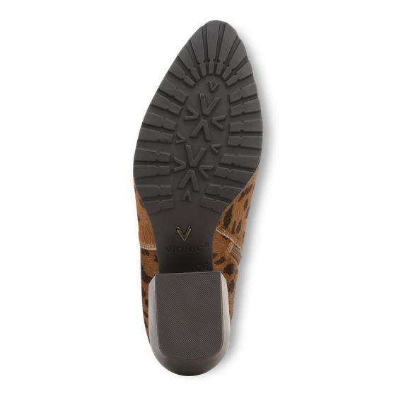 Tan Leopard Brown Hair Calf-Sole