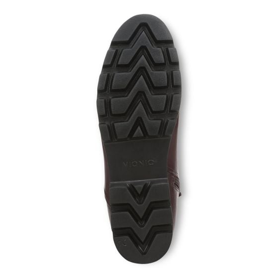 Mulled Wine Red Leather-Sole