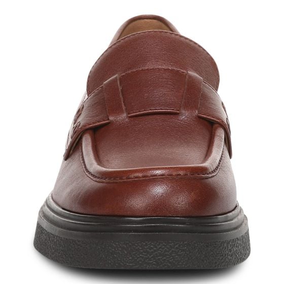 Baked Clay Brown Tumbled Leather