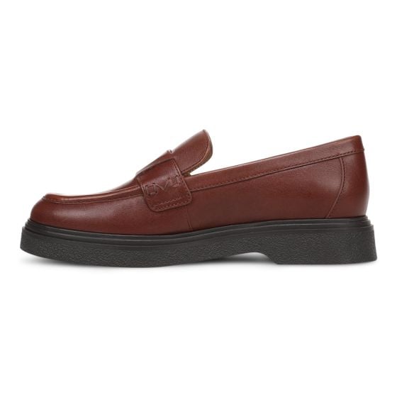 Baked Clay Brown Tumbled Leather