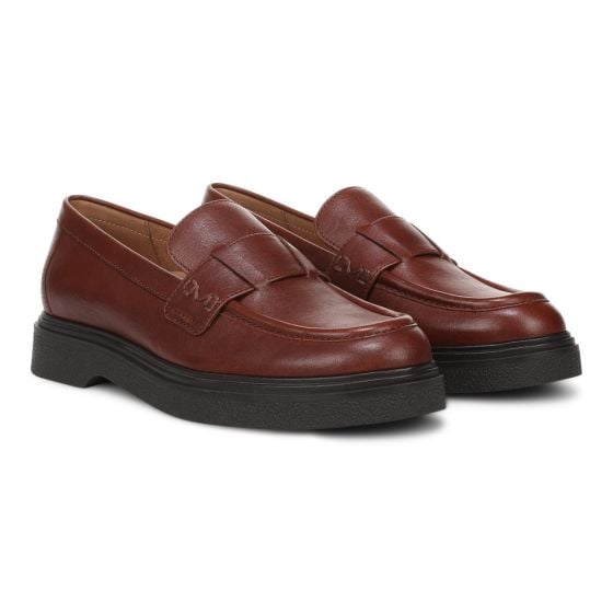 Baked Clay Brown Tumbled Leather