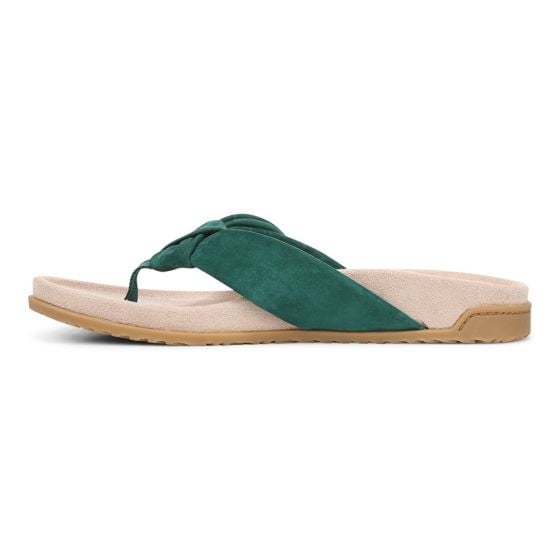 Posy Green Suede