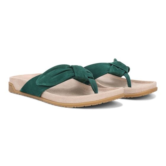 Posy Green Suede