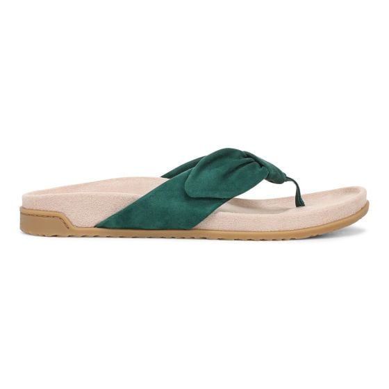 Posy Green Suede