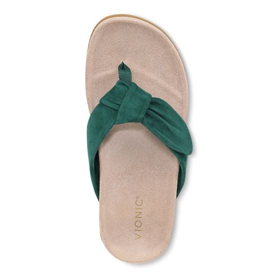 Posy Green Suede