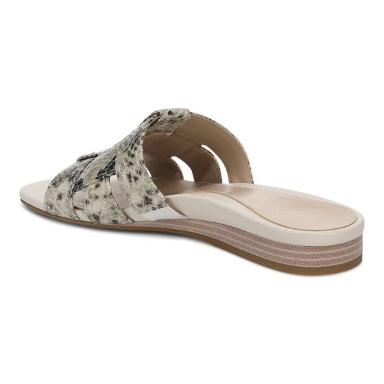 Cream Snake Leather