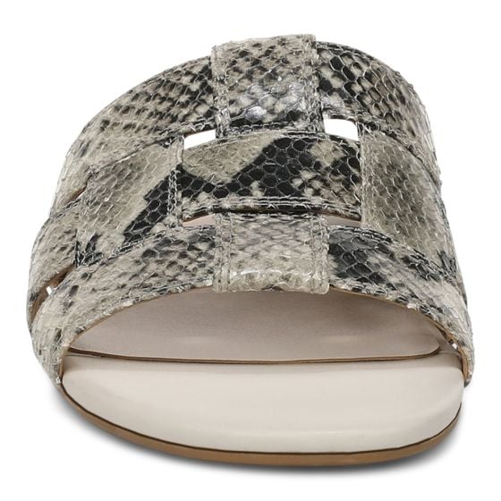 Cream Snake Leather