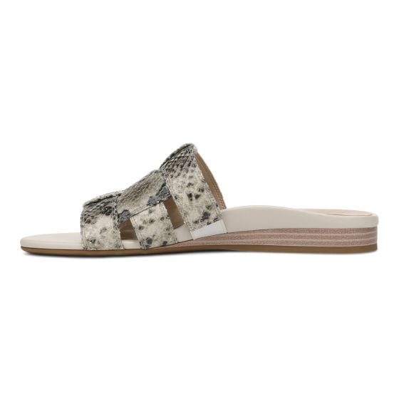 Cream Snake Leather