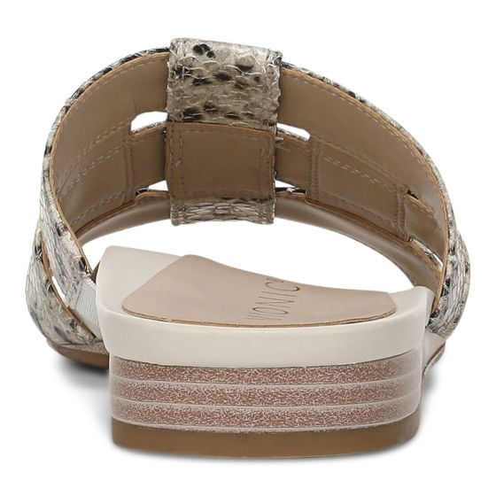 Cream Snake Leather