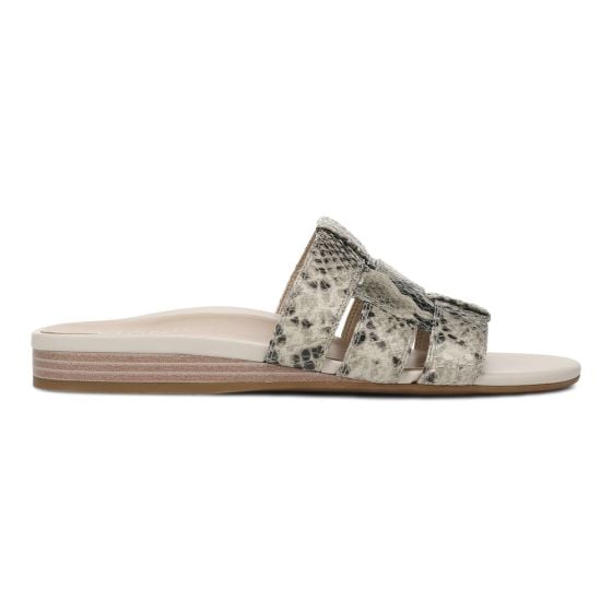 Cream Snake Leather