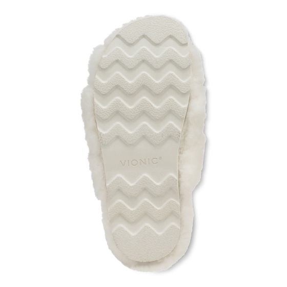 White Cream Faux Fur-Sole