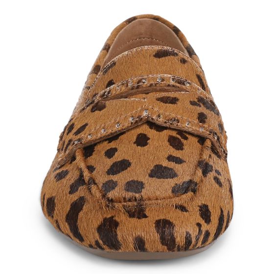 Tan Leopard Calf Hair
