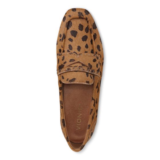 Tan Leopard Calf Hair