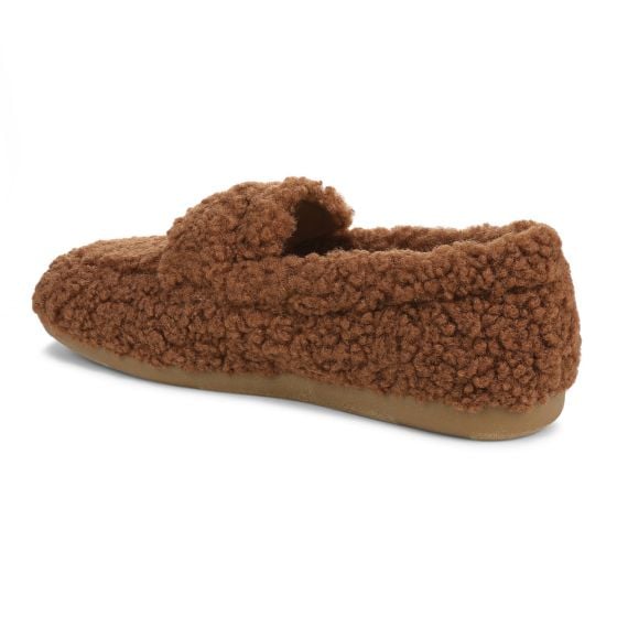 Brown Hazelnut Faux Shearling