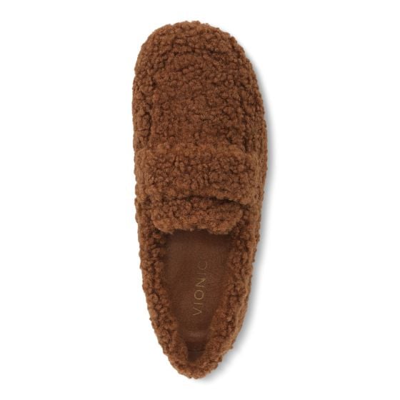 Brown Hazelnut Faux Shearling