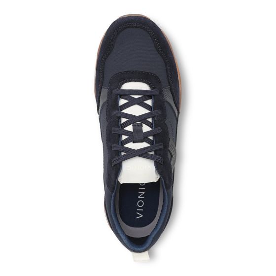 Navy Blazer Suede