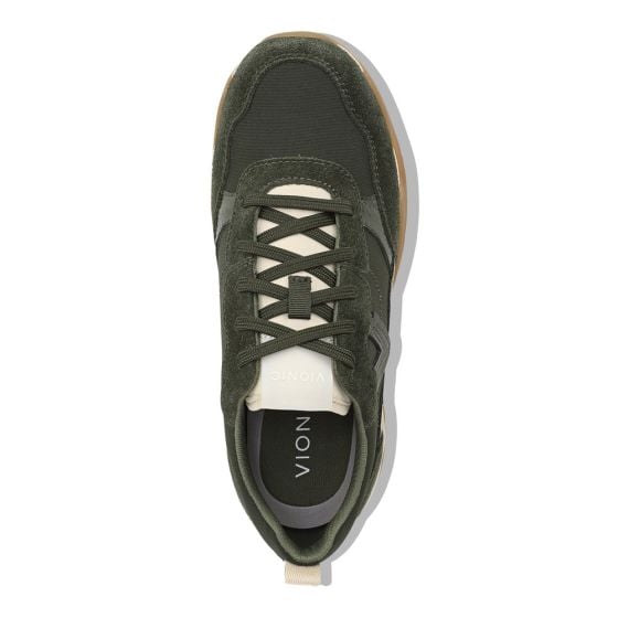 Olive Moss Suede