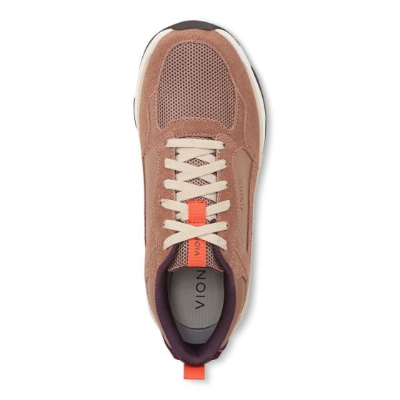 Mocha Mousse Mesh Brown Suede