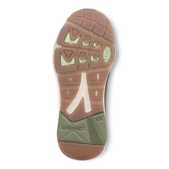 Olive Moss Snake Print Green Suede-Sole