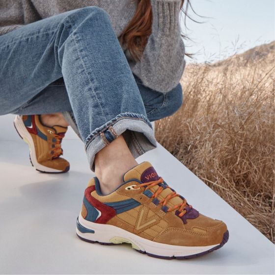 Golden Brown Multi Suede