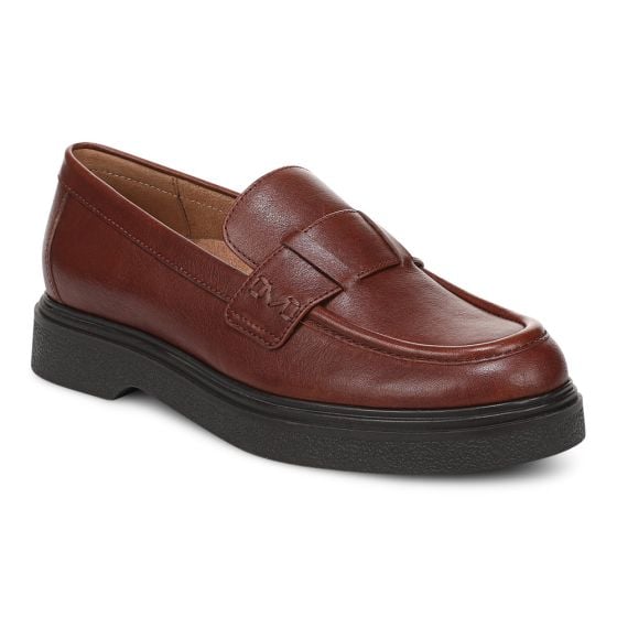Baked Clay Brown Tumbled Leather