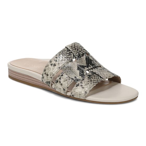 Cream Snake Leather