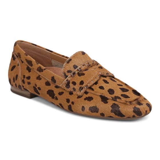 Tan Leopard Calf Hair