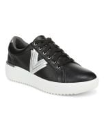 Black Silver Leather