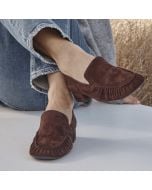 Chocolate Ganache Brown Suede