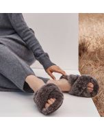 Dark Brown Faux Fur