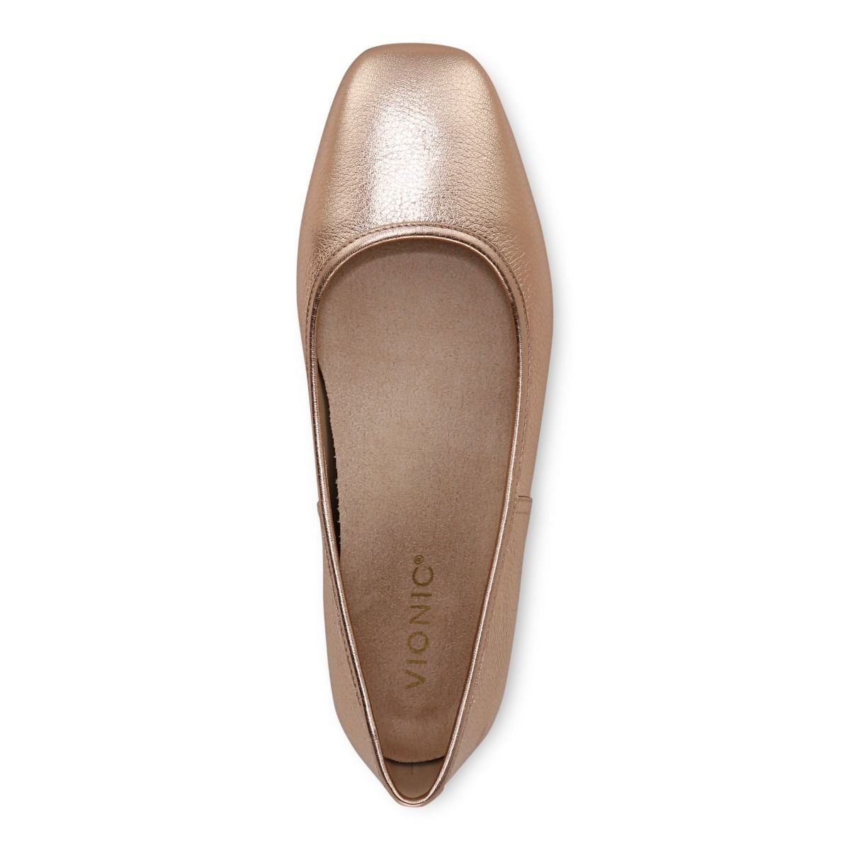 Vionic Ballerine Orinda 2 Donna, Pelle Oro Rosa, 35 EU