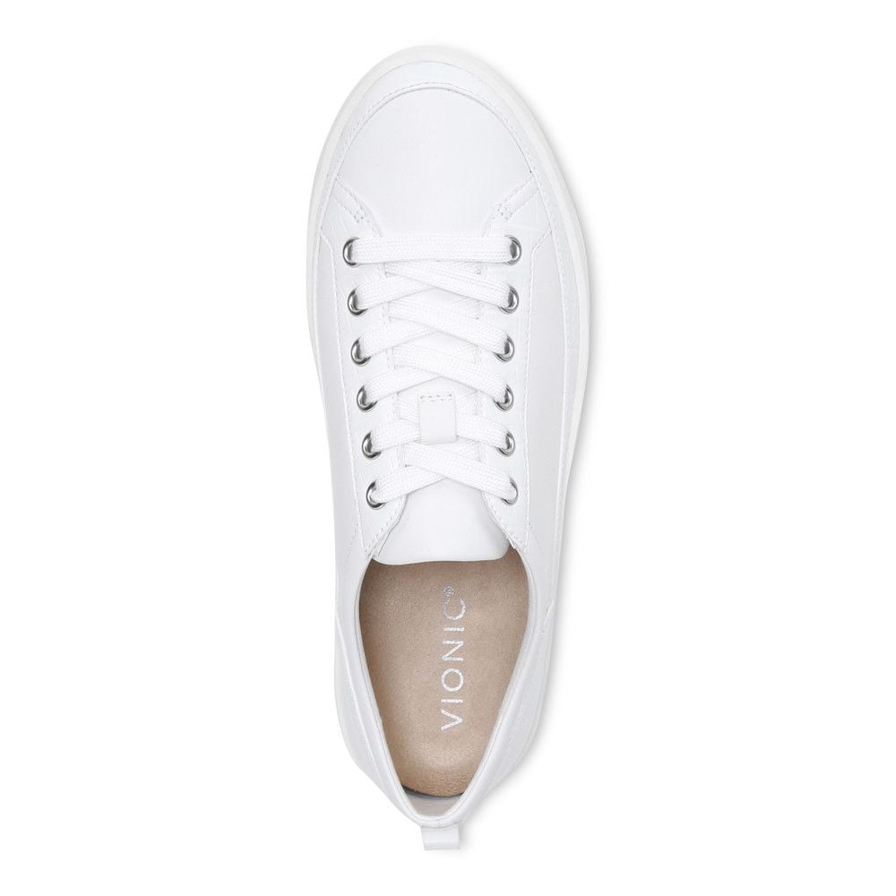 White top vionic sneakers