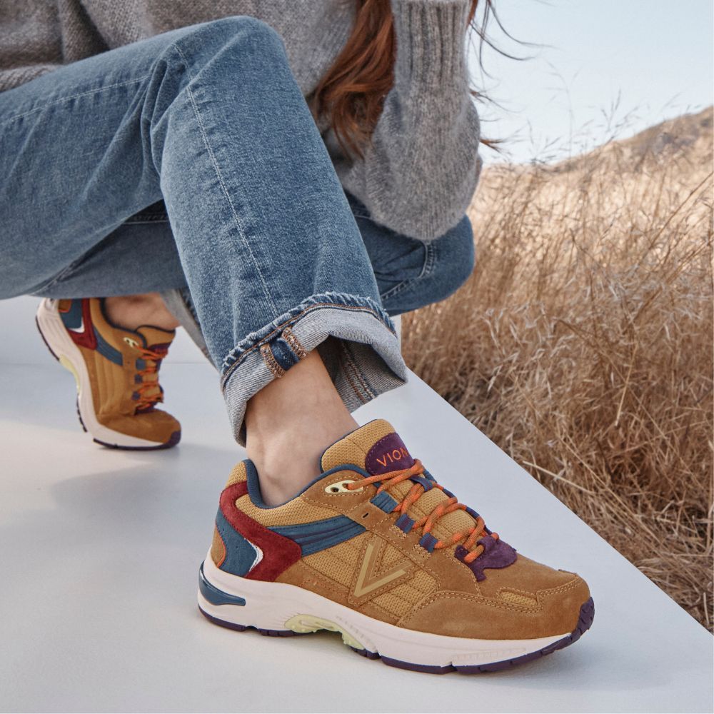Golden Brown Multi Suede