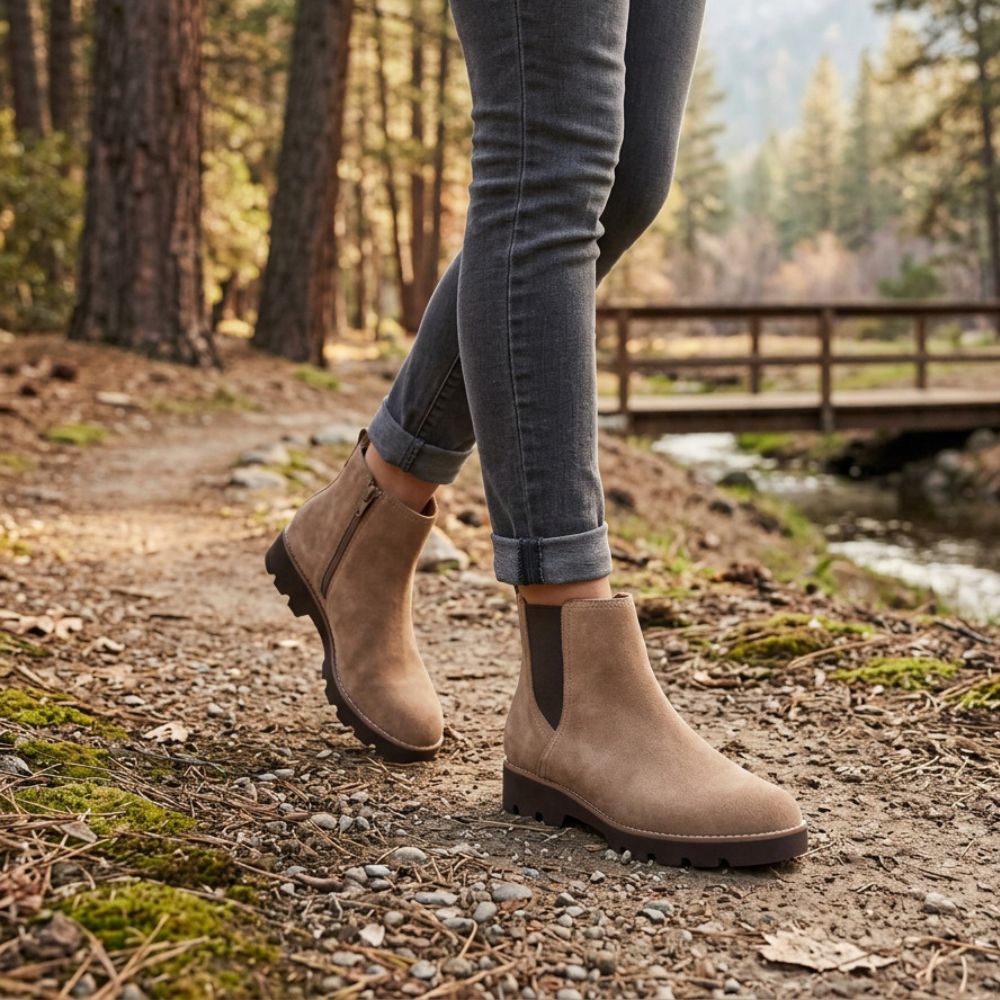 Desert Sand Brown Suede