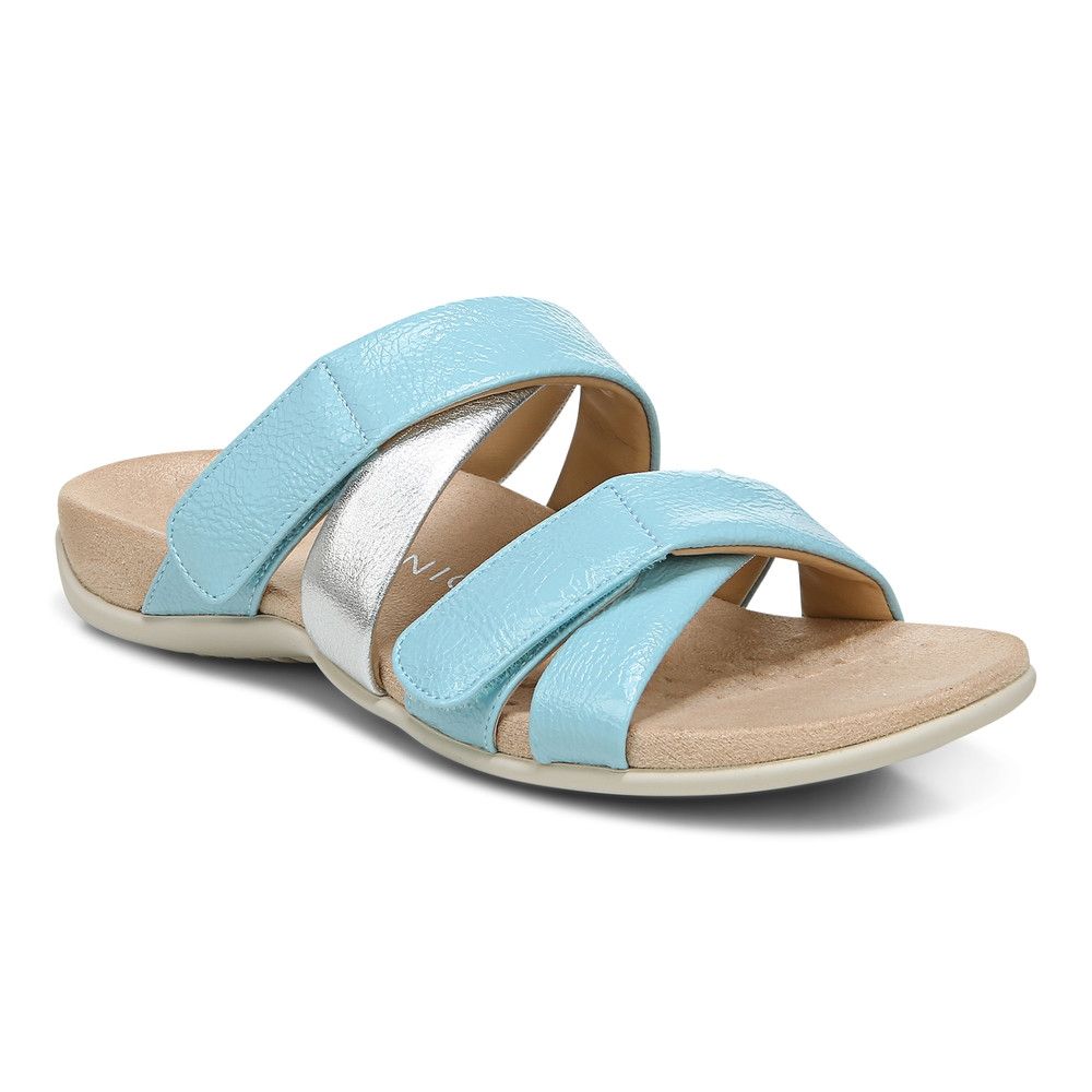 Vionic blue sandals outlet