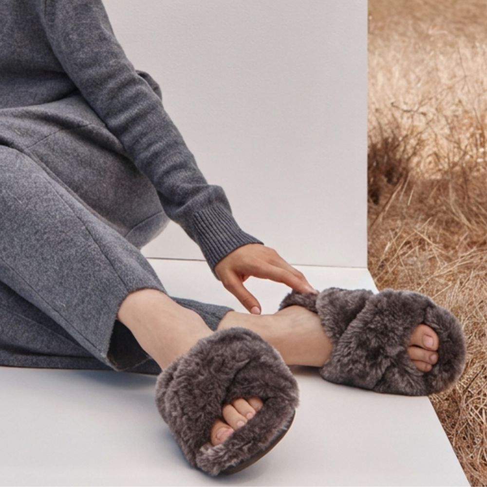 Dark Brown Faux Fur