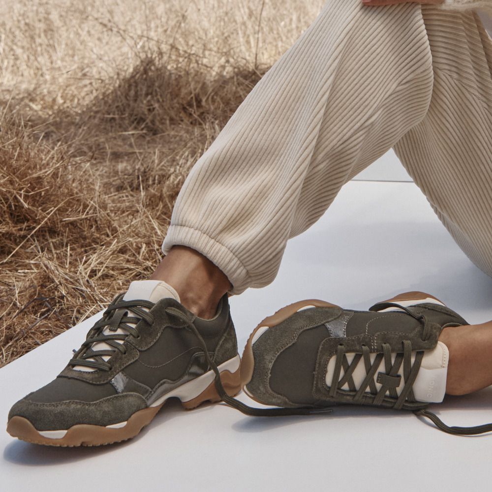 Olive Moss Suede