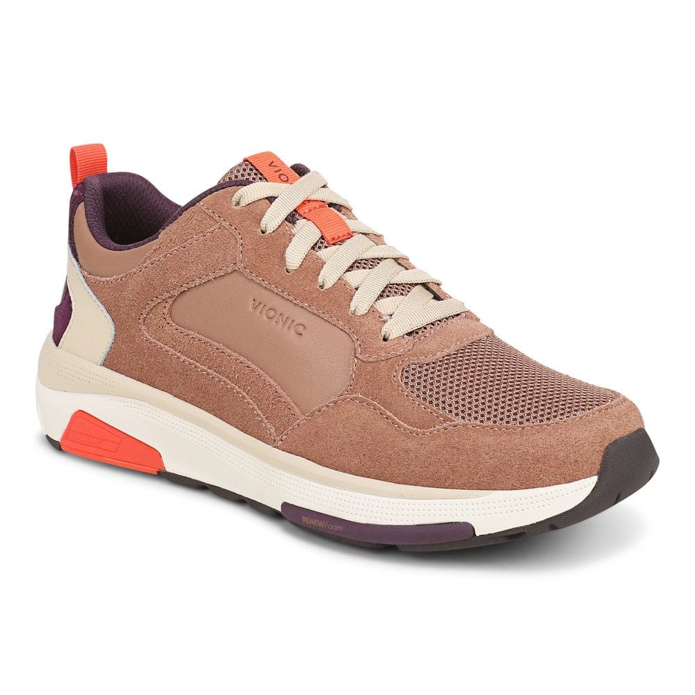 Mocha Mousse Mesh Brown Suede