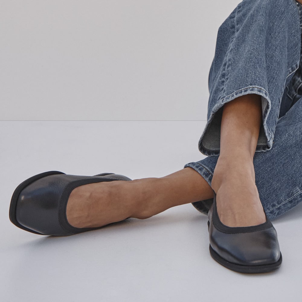 black dress flats with arch support Clarks Blanche West Dress Flats with Arch Support- Women's main image 0